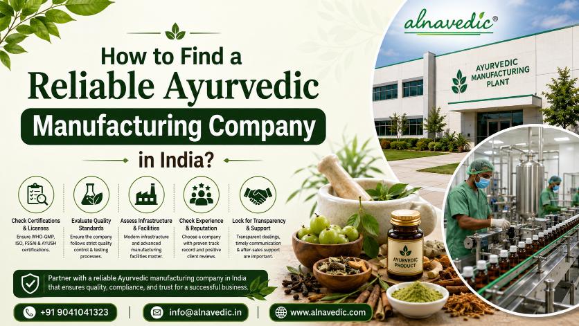 How to Find a Reliable Ayurvedic Manufacturing Company in India?