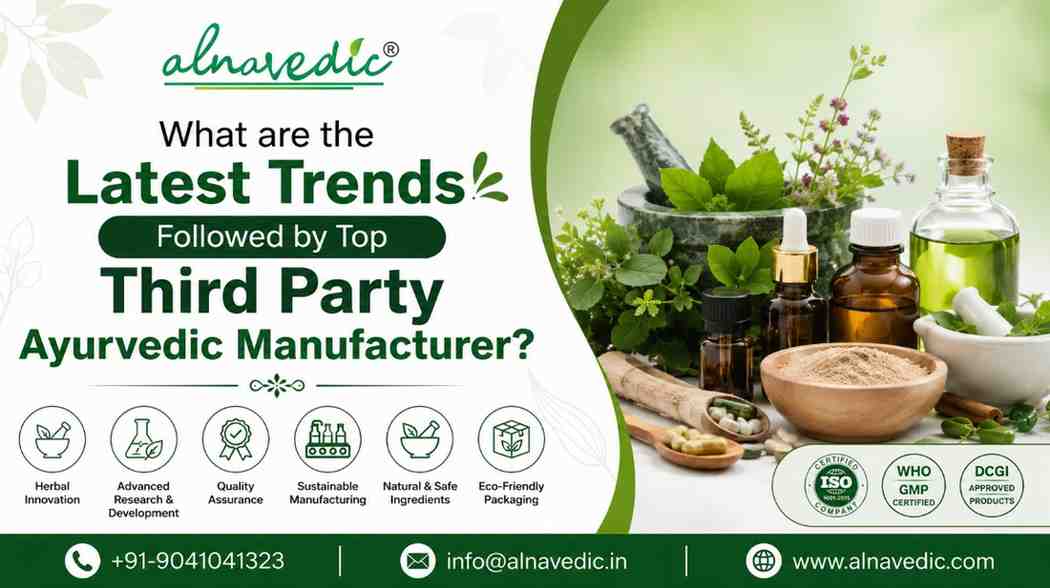 What are the Latest Trends Followed by Top Third Party Ayurvedic Manufacturer?