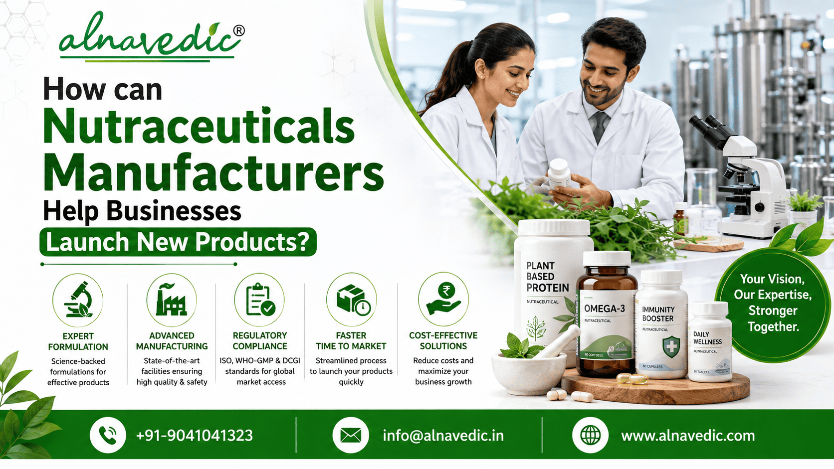 How can Nutraceuticals Manufacturers Help Businesses Launch New Products?